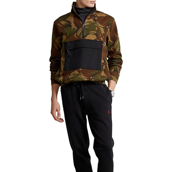 Polo Ralph Lauren Water-Repellent Hybrid Hoodie XXL 1/4 Zip - Picture 3 of 6